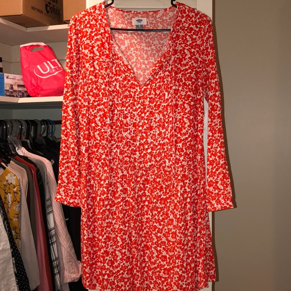 Long sleeve floral dress